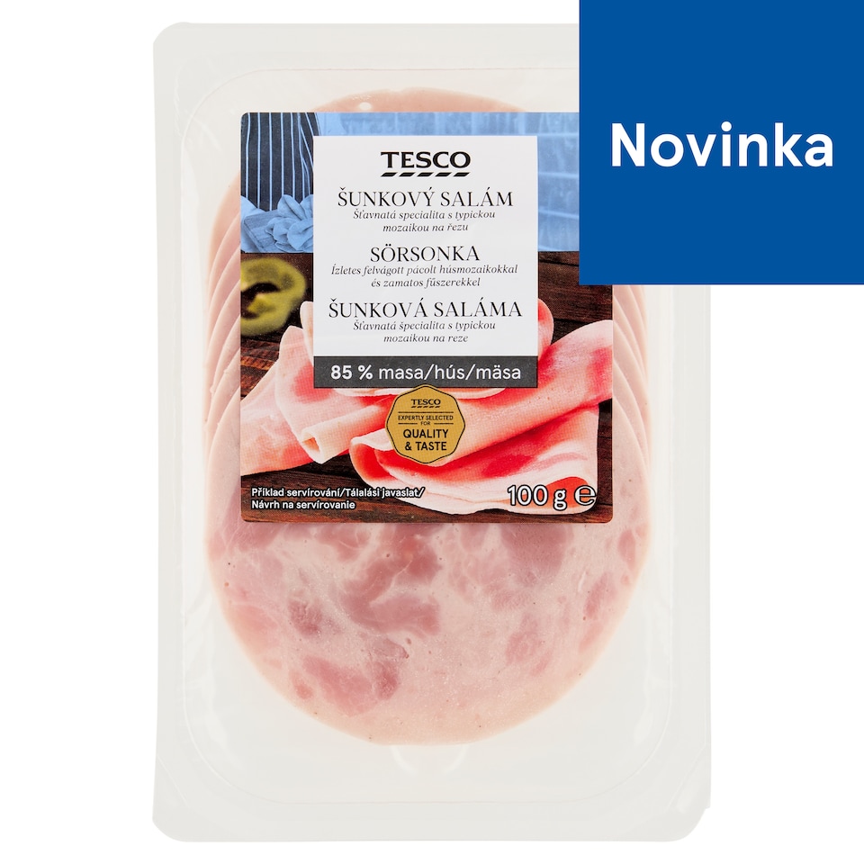 Tesco Šunková saláma 100 g