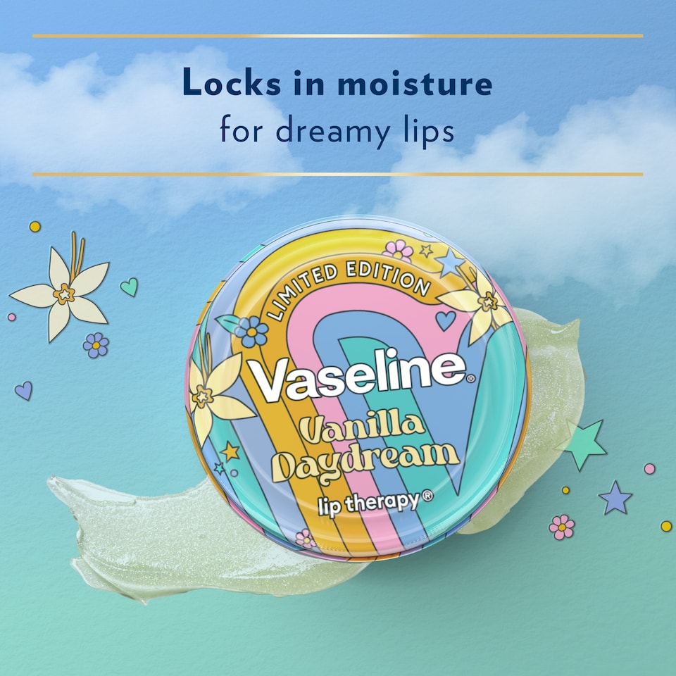 image 1 of Vaseline Limited Edition Vanilla Daydream Lip Therapy Balm 20g