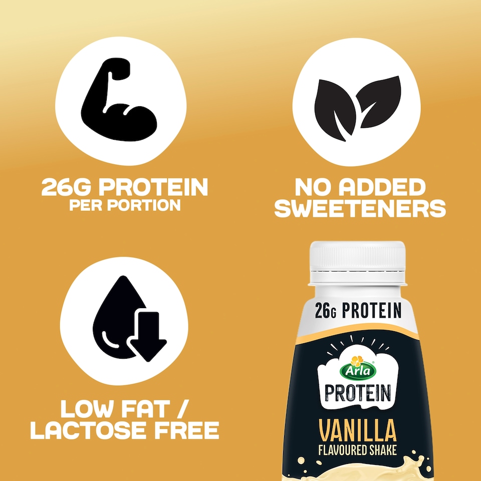 image 1 of Arla Protein Vanilla Flavoured Milk Shake 482ml
