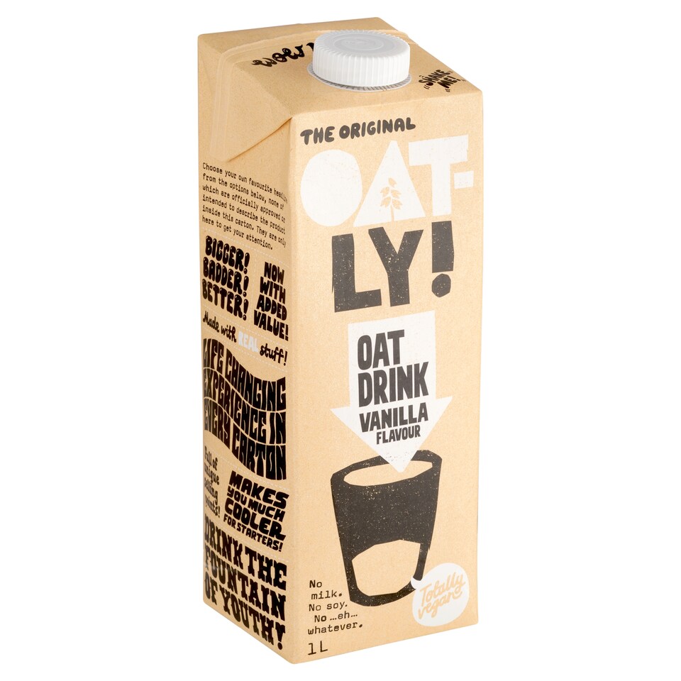image 1 of Oatly! Oat Drink with Vanilla Flavour, Added Vitamins and Minerals 1 l