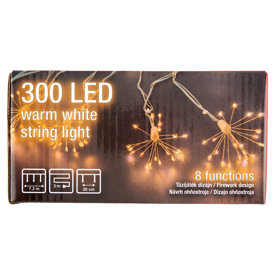 image 1 of Snow Meister SM2683 300 LED Warm White String Light