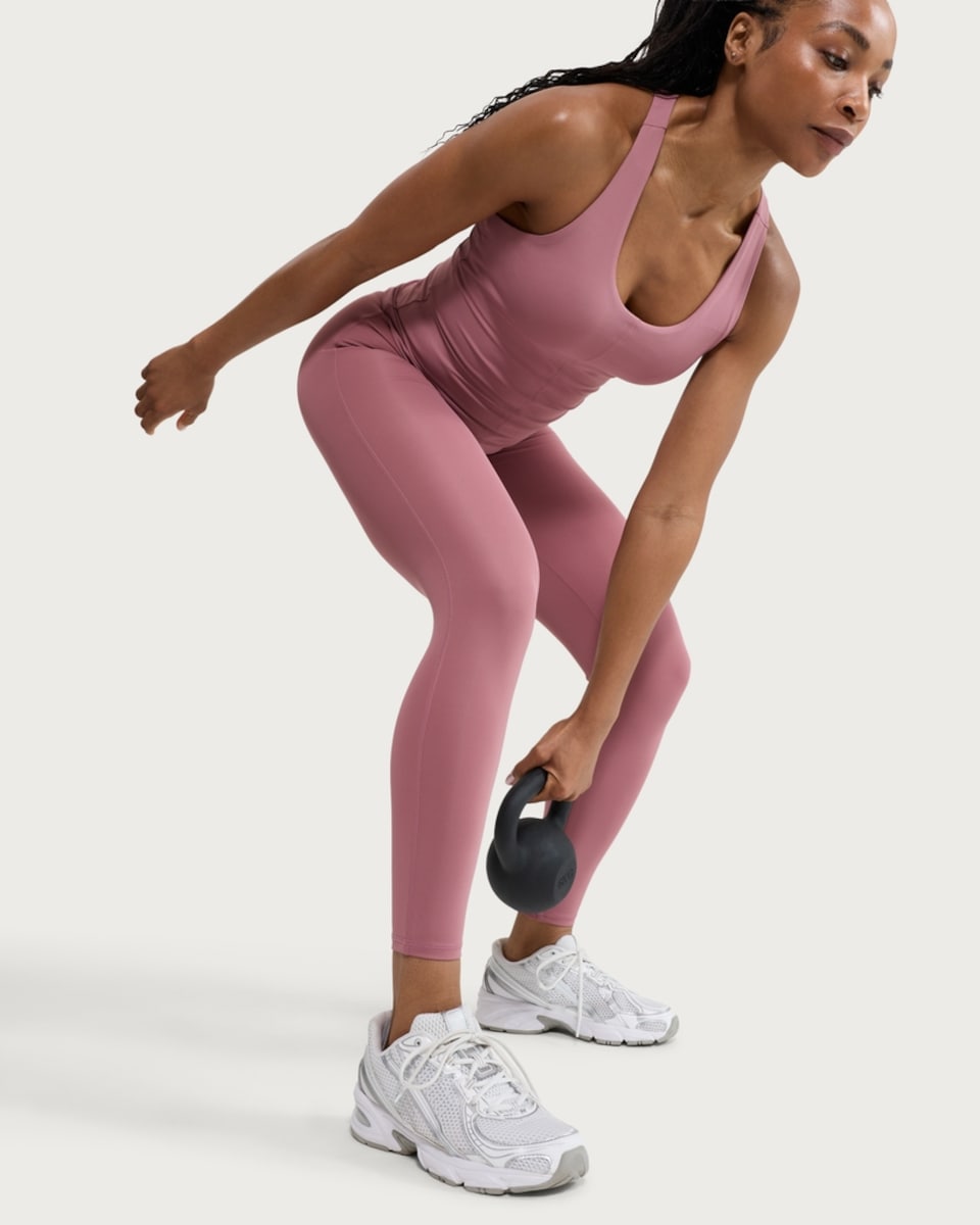 image 1 of F&F Active EVERYHOUR High Waisted Leggings in Pink