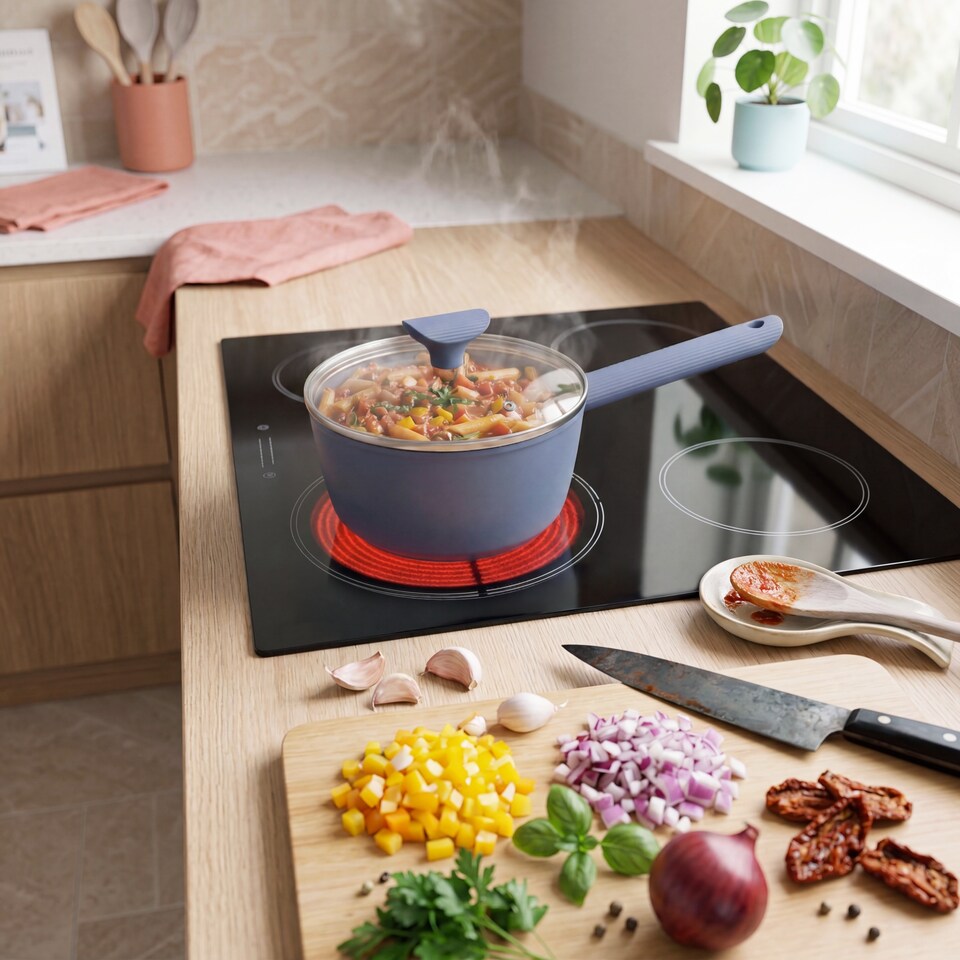 image 1 of Progress Mellow Non-Stick Surface 18cm Saucepan