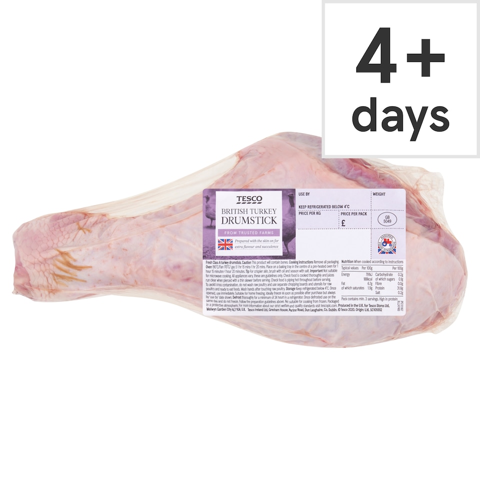 Tesco British Turkey Drumsticks