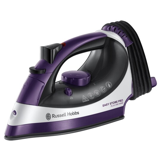Russell Hobbs Easy Store 23780 Steam Iron Purple Tesco Groceries