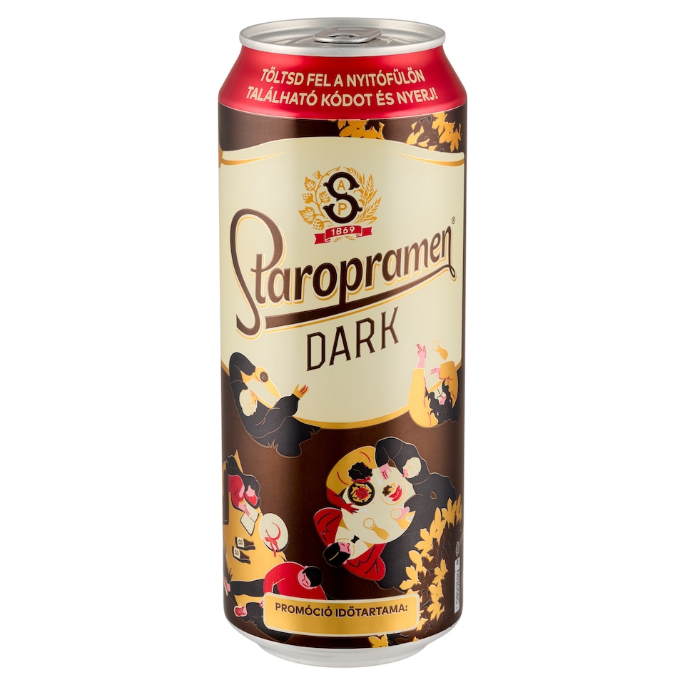 Staropramen Dark minőségi barna sör 4,4% 0,5 l  1. kép