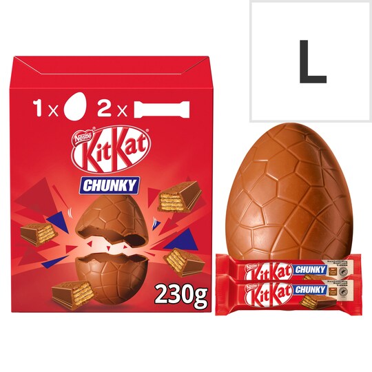 Kit Kat Chunky Milk Chocolate Egg 230G Tesco Groceries