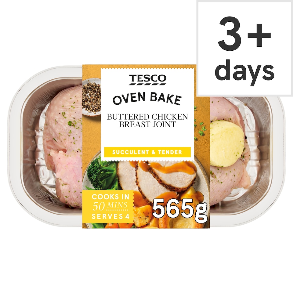 Tesco Buttered Chicken Breast Joint 565g