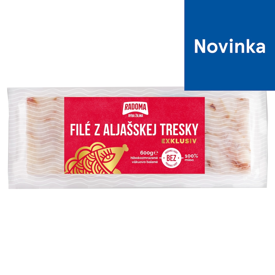 Radoma Ryba Žilina Alaskan Cod Fillet Exklusiv 6 x 100 g (600 g)