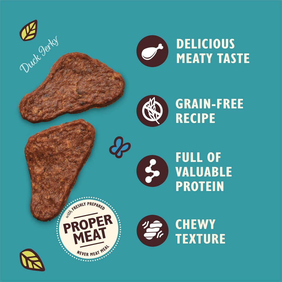 image 1 of Lilys Kitchen Duck Mini Jerky Dog Food 70G