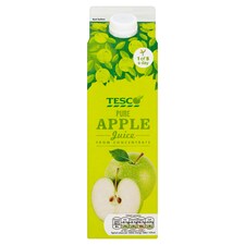Tesco Pure Apple Juice 1Ltr