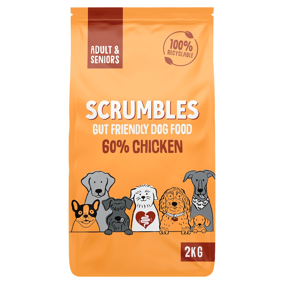 Scrumbles Chicken Dry Dog Food 2Kg