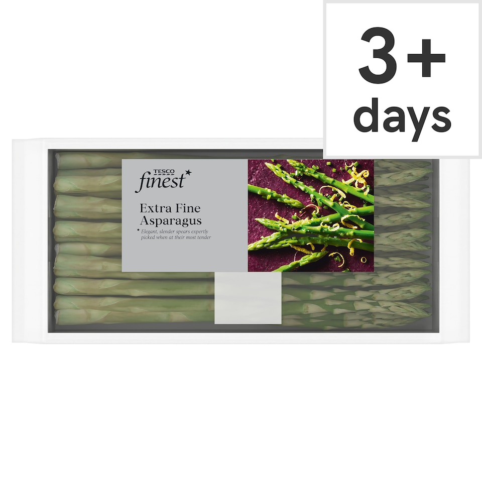 Tesco Finest Extra Fine Asparagus 110g