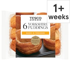 Tesco Yorkshire Puddings 6 Pack 180G