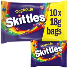 Skittles 10 Darkside Fun Size Bags 180G