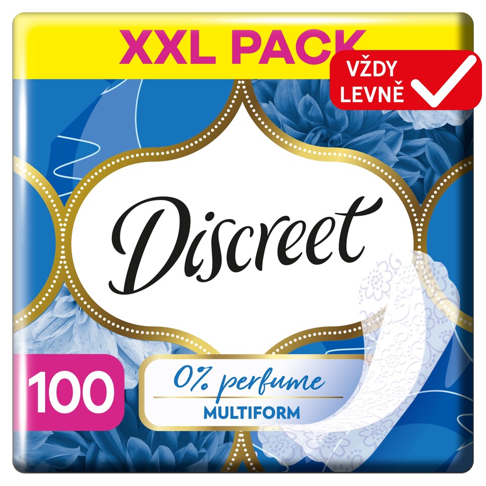 image 1 of Discreet Breathable Multiform non-scented Pantyliners x100
