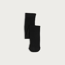 F&F Girls 3-Pack Cotton Rich Supersoft Tights in Black