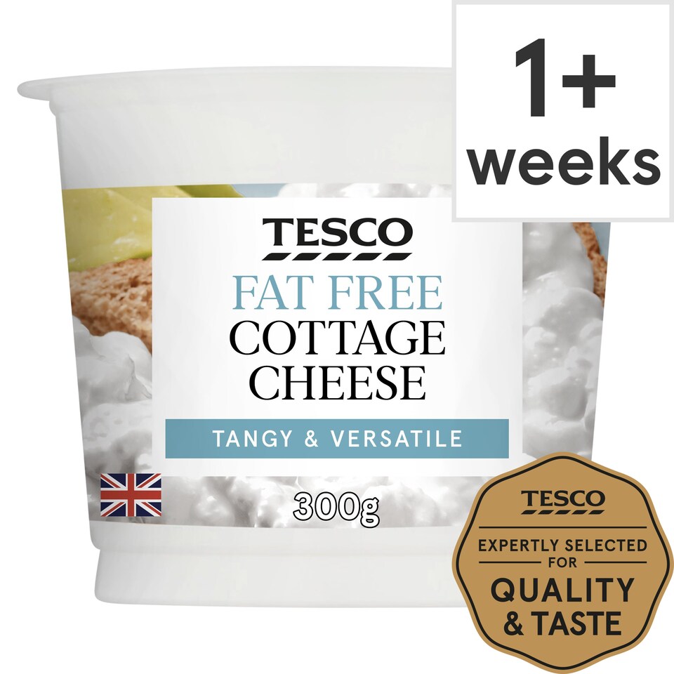 Tesco Fat Free Cottage Cheese 300G Tesco Groceries