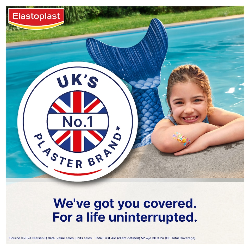 image 1 of Elastoplast Aqua Protect Kids Plasters 20 Pack