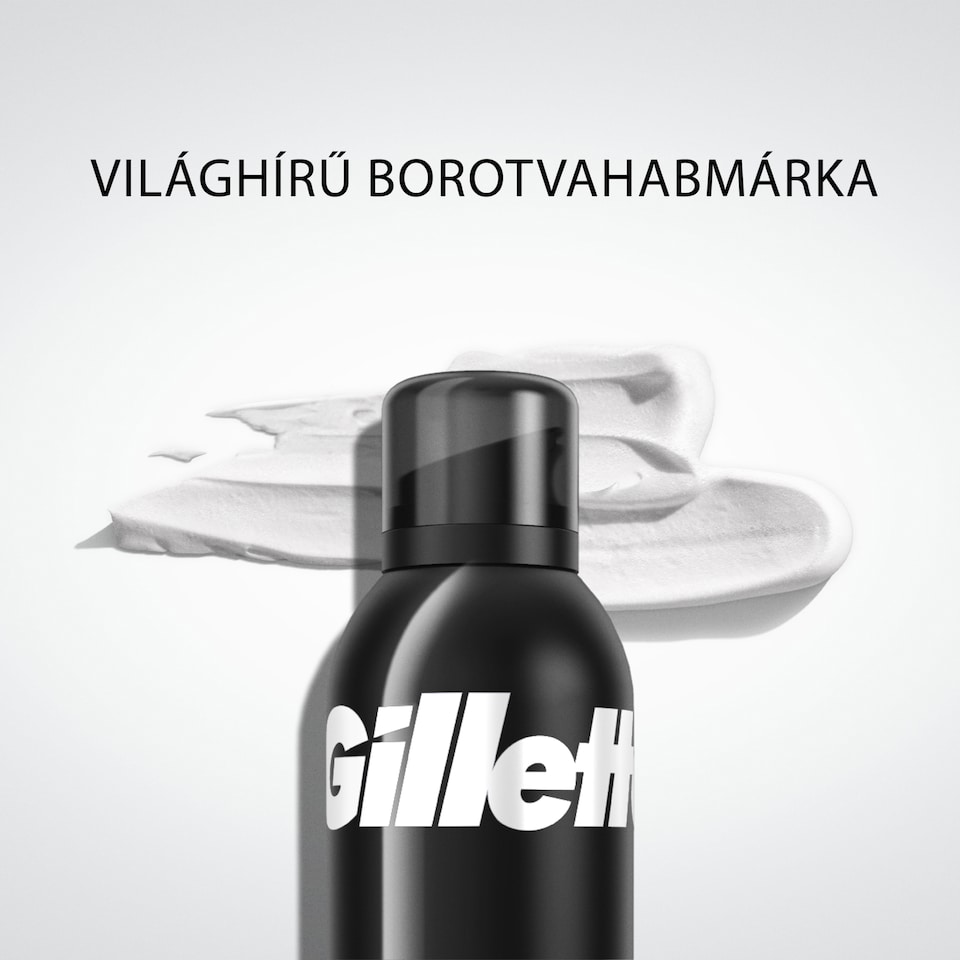 Gillette Classic Sensitive Borotvahab, Érzékeny Bőrre, 200ml 1. kép