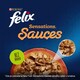 image 3 of Felix Sensations Sauces Pouches for Cats Cod, Sardines in Sauce 4 x 85g