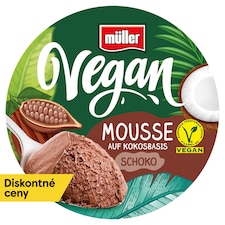 Müller Vegan Chocolate Mousse Based on Coconut Cream 2 x 70 g (140 g)