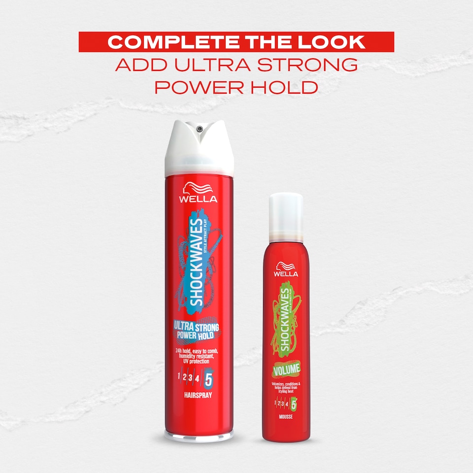 image 1 of Shockwaves Volume Mousse Ultra Strong 200Ml