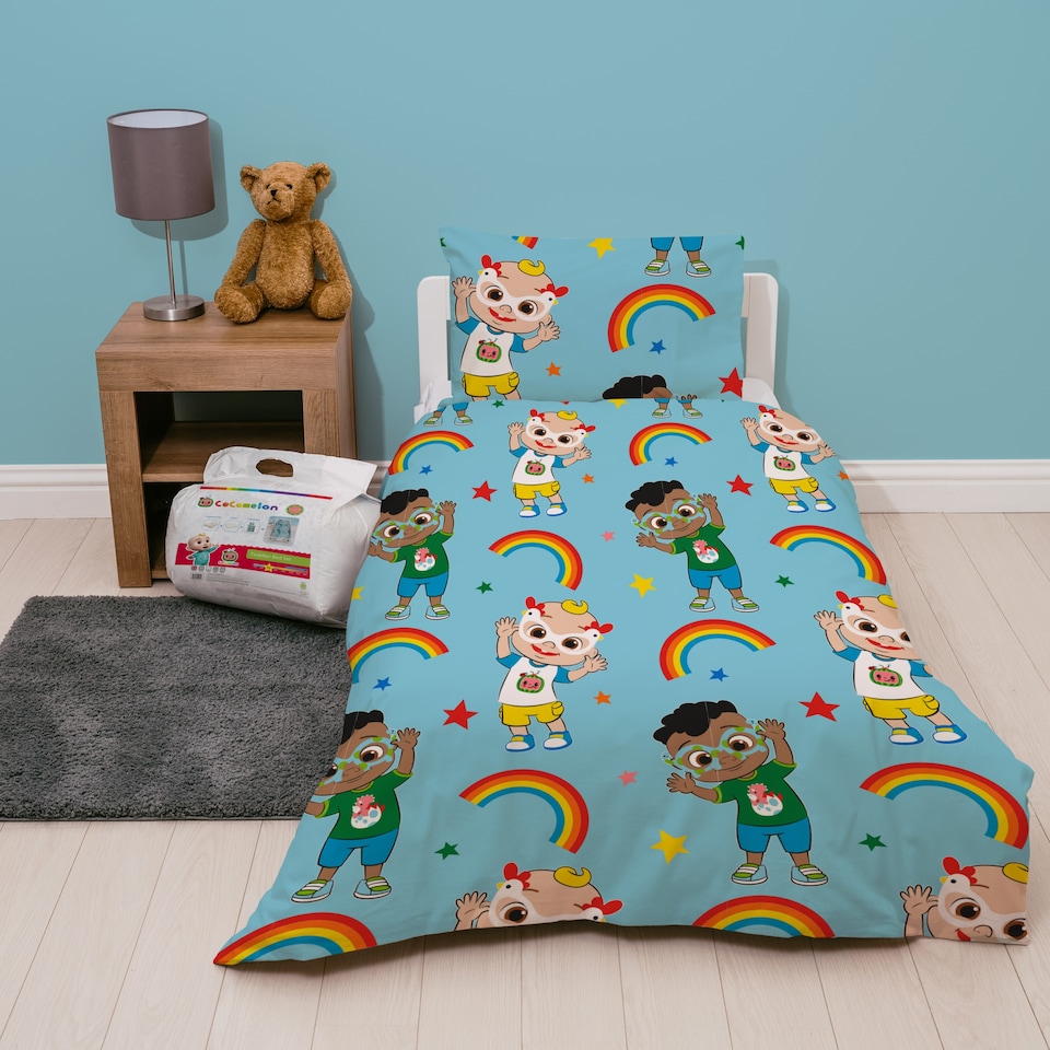 image 1 of Cocomelon Toddler Bed Bundle