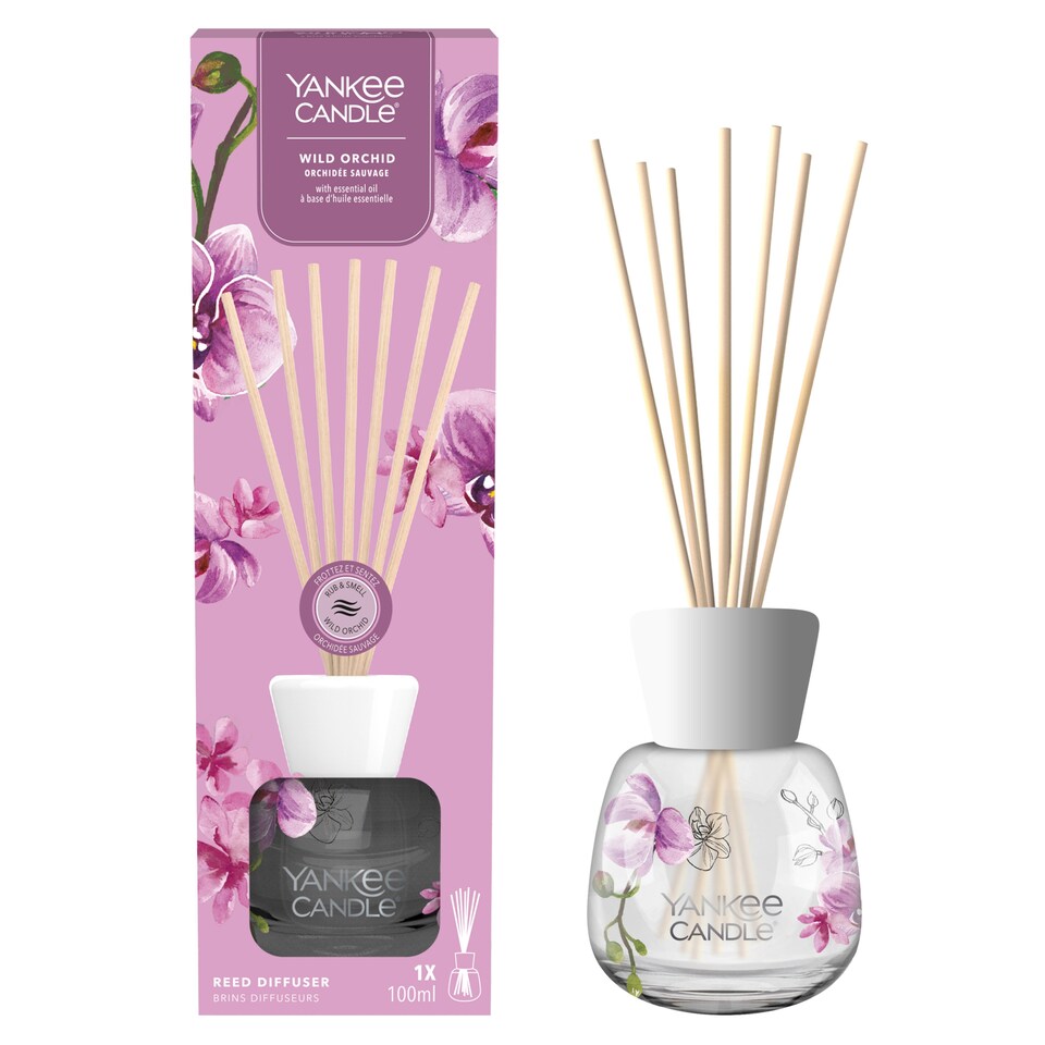 image 1 of Yankee Classic Wild Orchid Reed Diffuser 100ml
