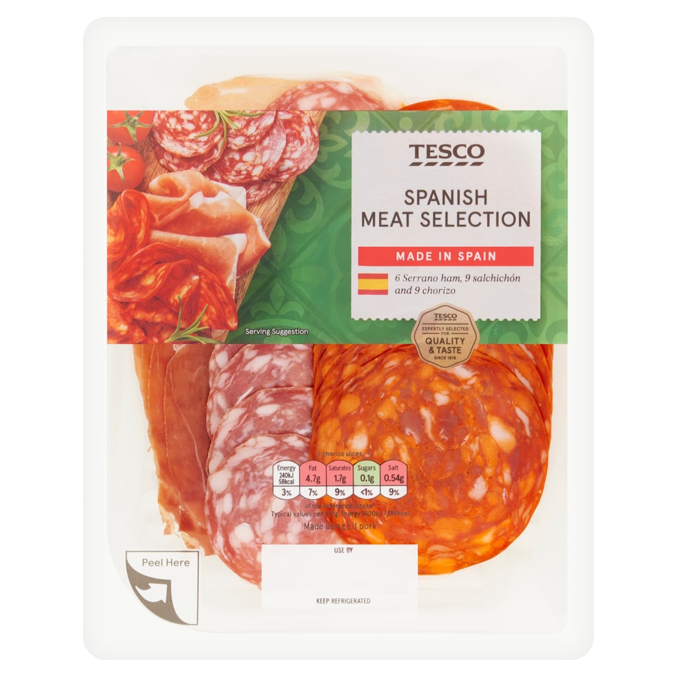 Tesco Spanish Inspired Selection 120G