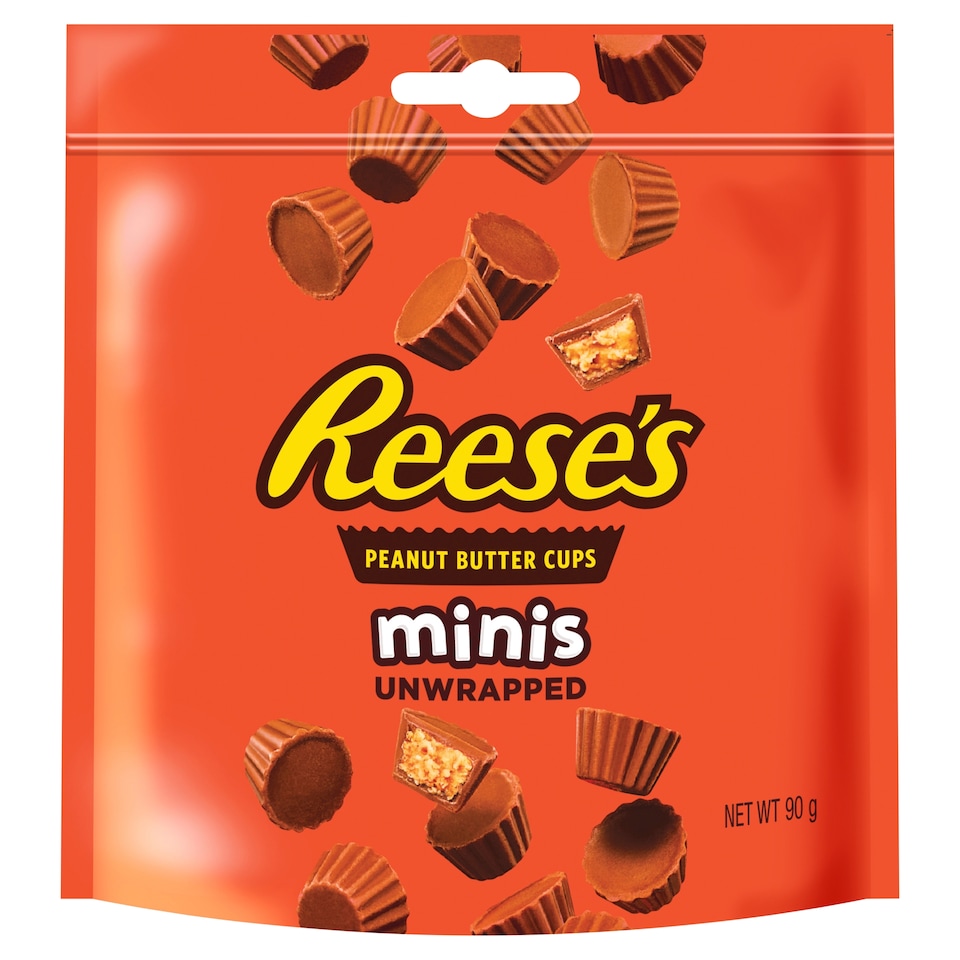 Reese's Peanut Butter Cups Minis Unwrapped 90g