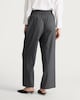 image 4 of F&F Pinstripe Wide Leg Trousers in Grey