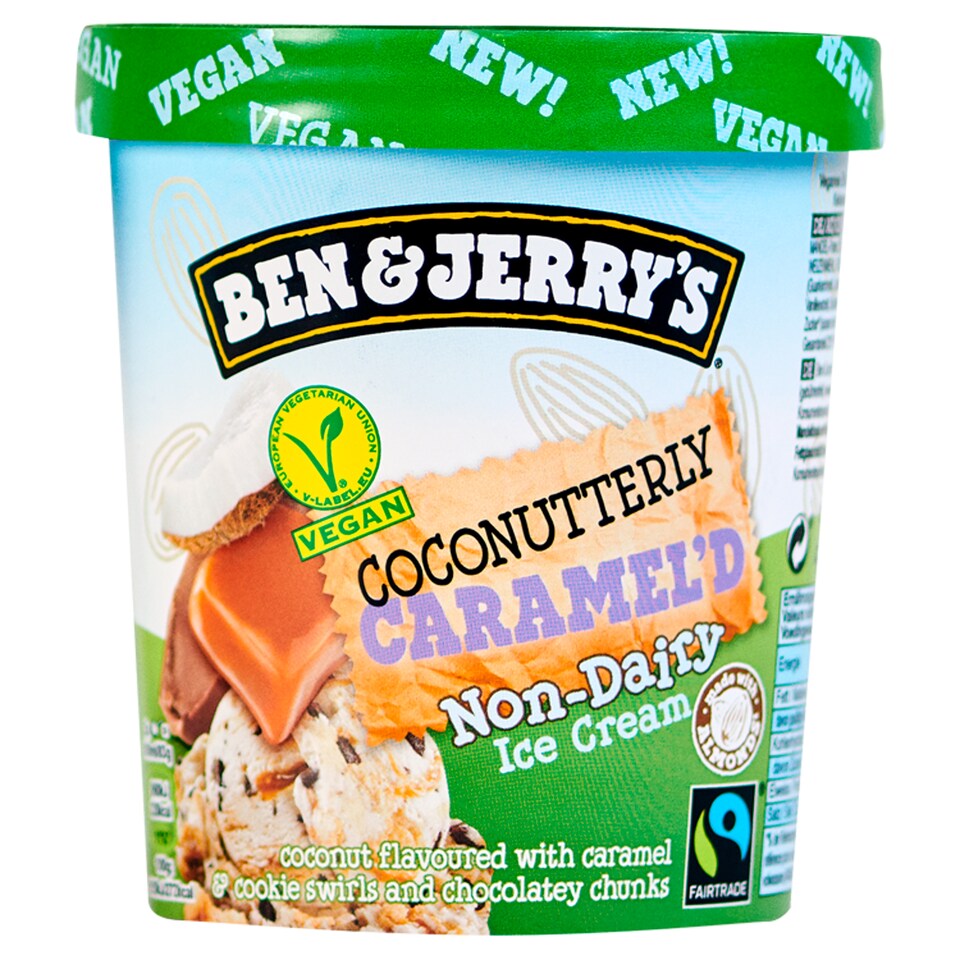 Ben & Jerry's Non Dairy Coconutterly Caramel'd zmrzlina 465ml