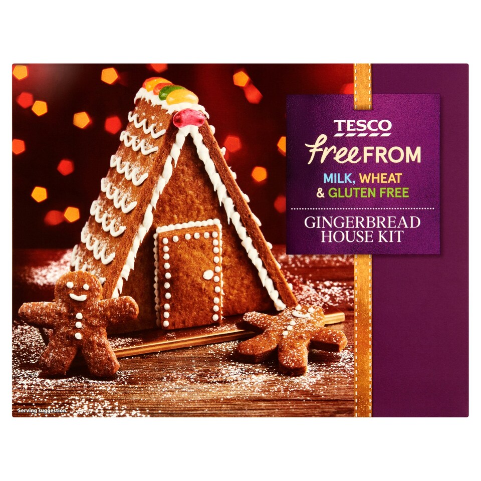 Tesco Free From Gingerbread House Kit 420g