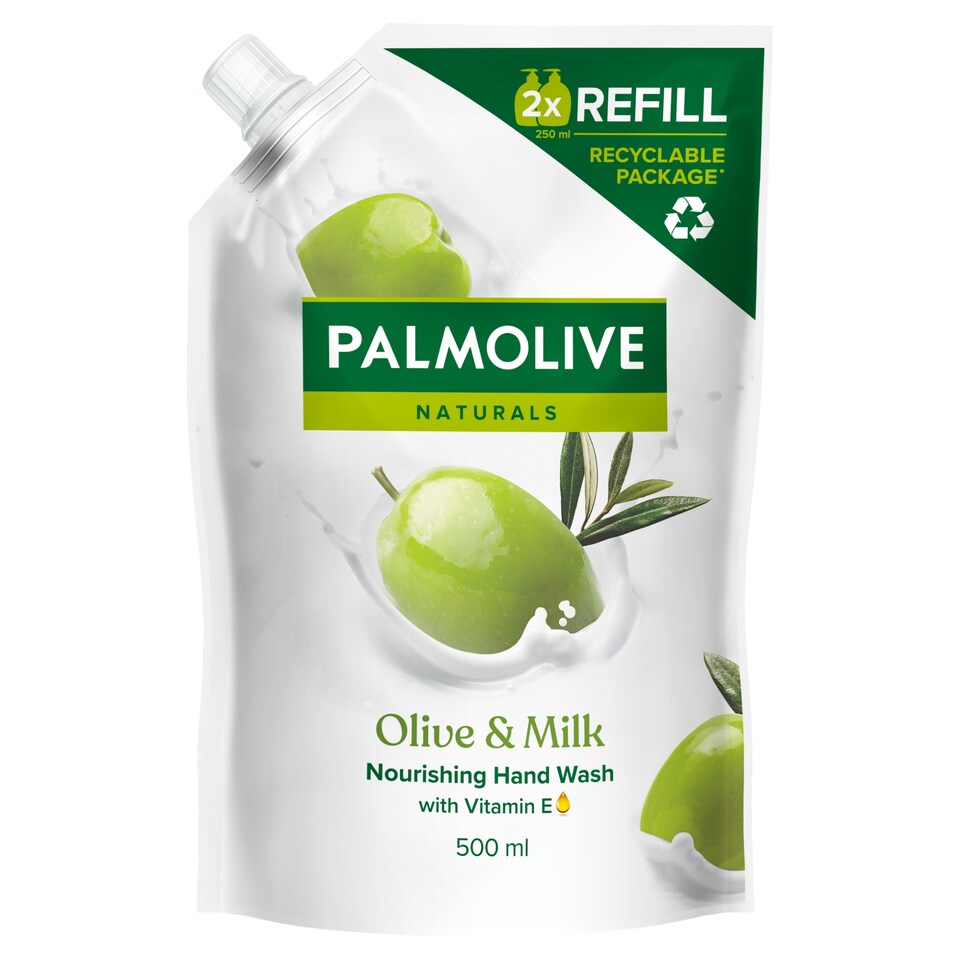 obrázok 1 z Palmolive Naturals Olive & Milk tekuté mydlo náhradná náplň 500 ml