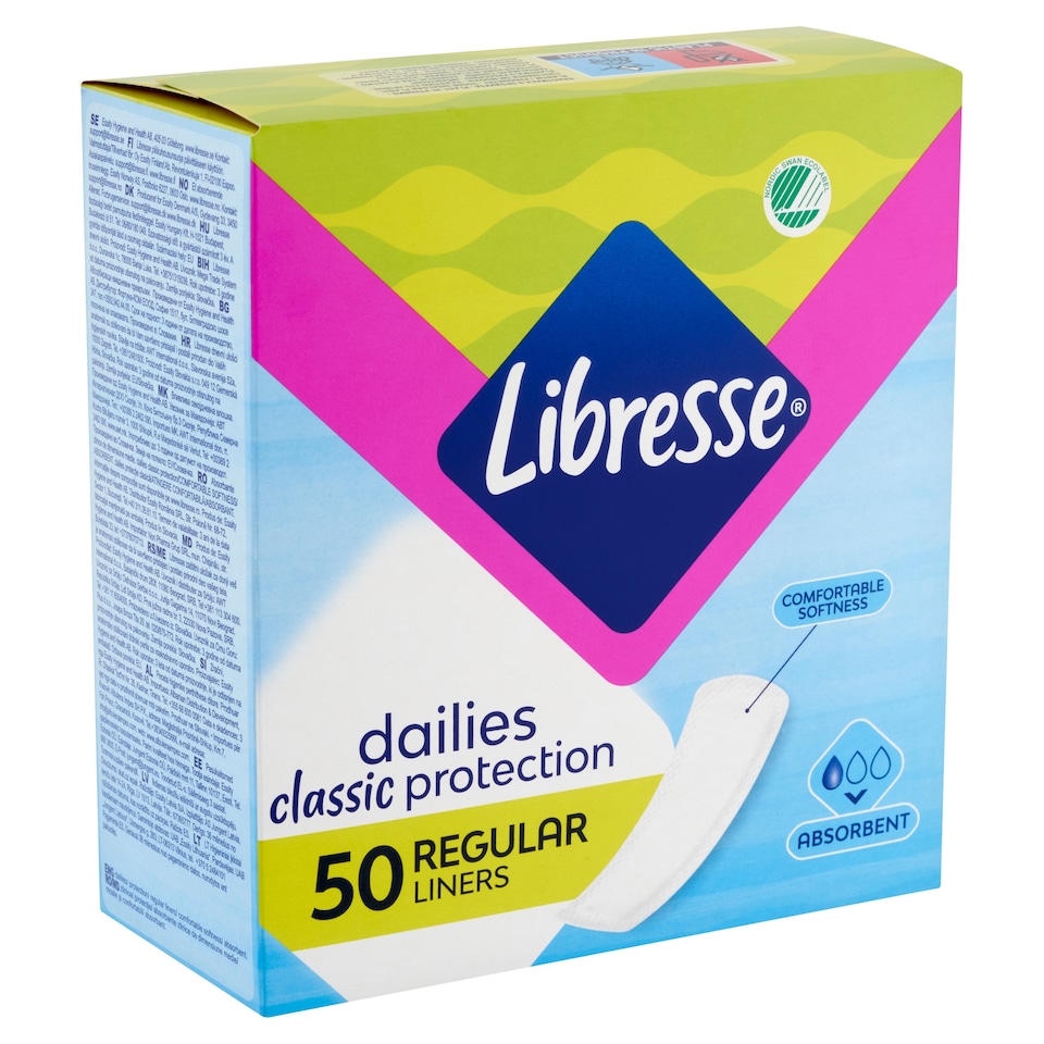 Libresse Dailies Classic Protection Regular tisztasági betét 50 db  1. kép