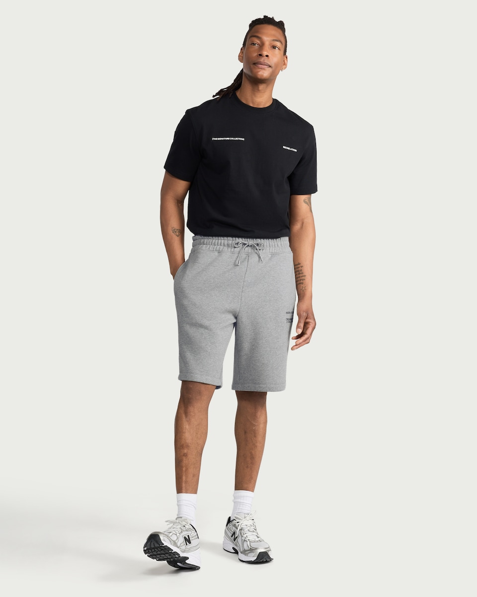 image 1 of F&F Active EVERYHOUR Cotton Rich Shorts in Grey