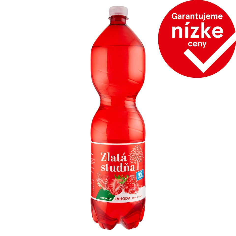 obrázok 1 z Zlatá Studňa S príchuťou jahoda jemne sýtený 1,5 l