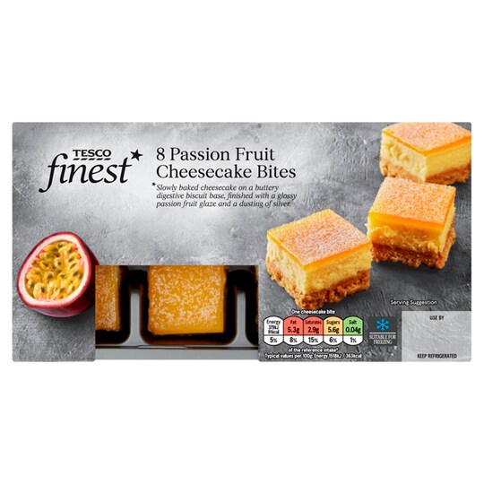 Tesco Finest 8 Passion Fruit Cheesecakes 200G Tesco Groceries
