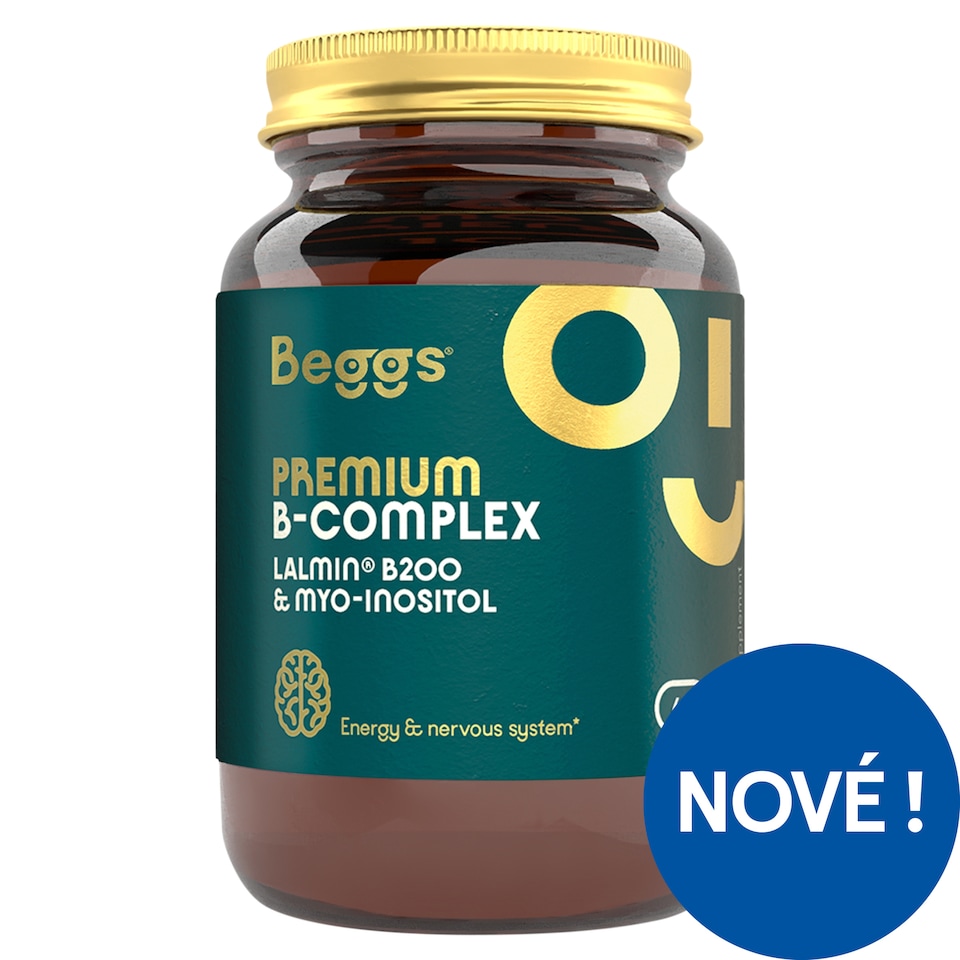 Beggs Doplněk stravy s vitamíny skupiny B a myo-inositolem 60 kapslí 33g