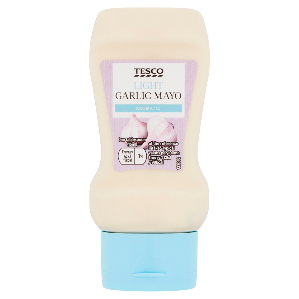 Tesco Light Garlic Mayonnaise 250Ml