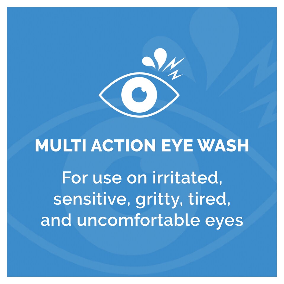 image 1 of Optrex Multi Action Soothing Eye Wash For Irritated Eyes 300ml