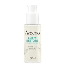 Aveeno Face CALM & RESTORE Oat Serum Face Moisturiser Cream 30ml