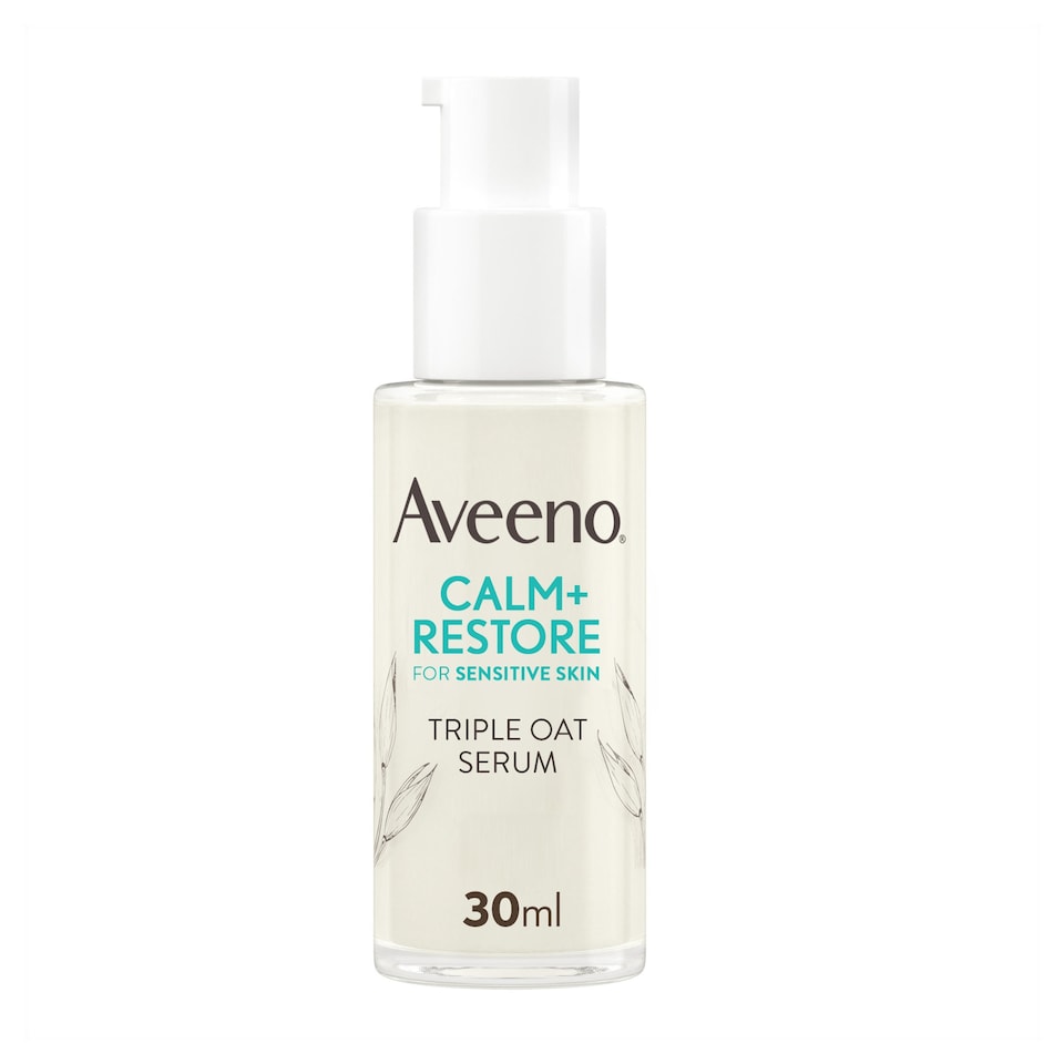 image 1 of Aveeno Face CALM & RESTORE Oat Serum Face Moisturiser Cream 30ml