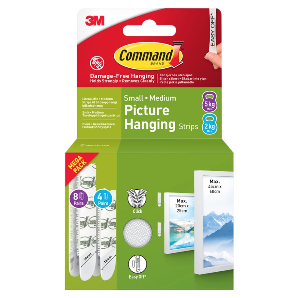 Command Picture Hanging Strips Combo Pack