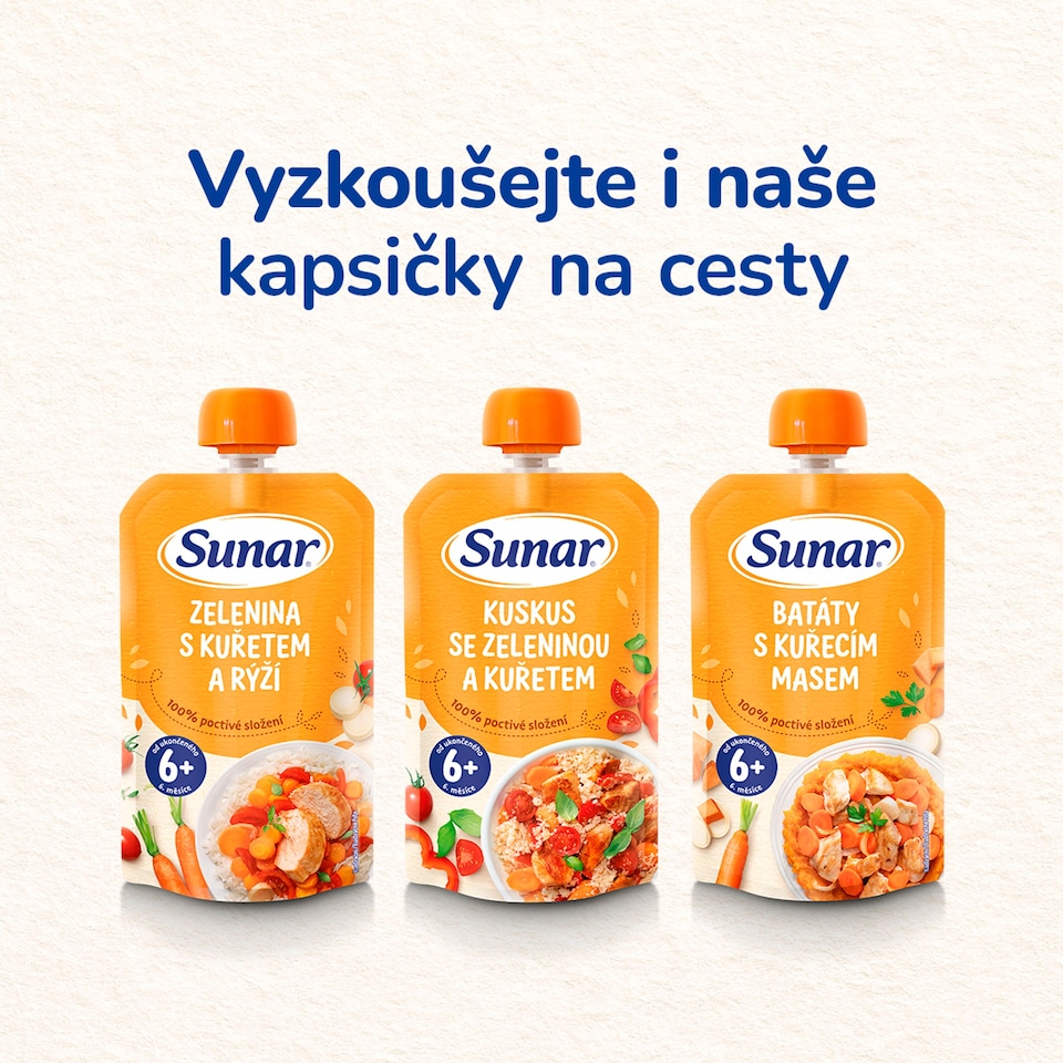 Obrázek 1 pro produkt Sunar příkrm šťouchané brambory s kuřetem 12m+, 235g