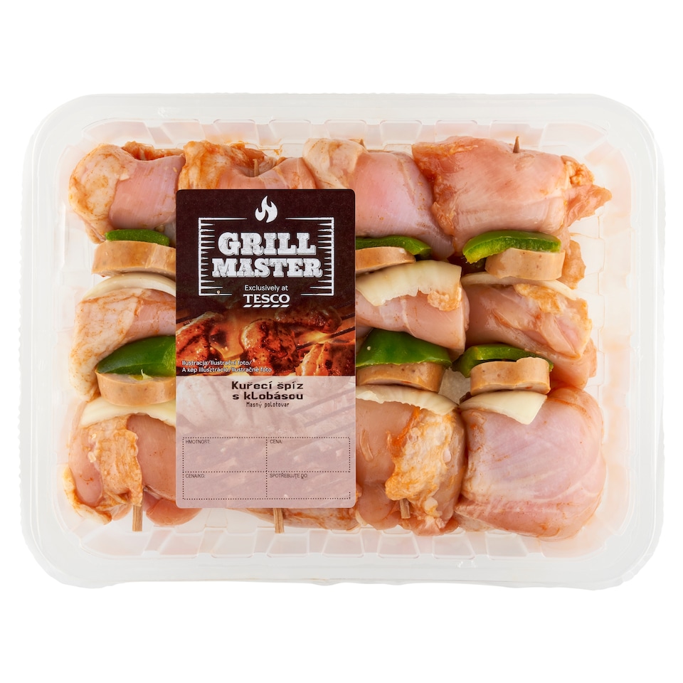 Tesco Grill Master Chicken Skewer with Sausage