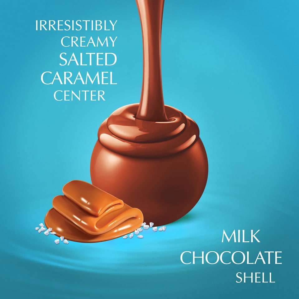 image 1 of Lindt Lindor Chocolate Truffles - Salted Caramel 200g