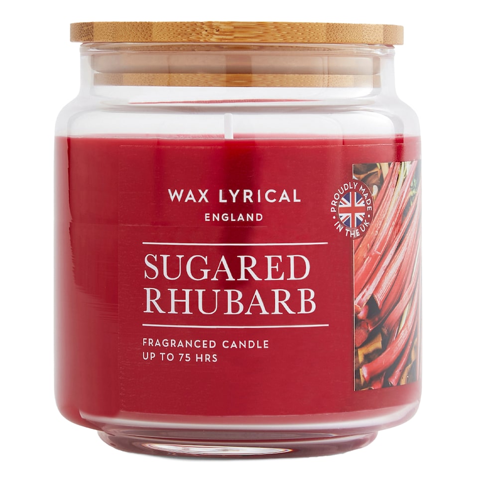 Wax Lyrical Sugared Rhubarb Candle 335G