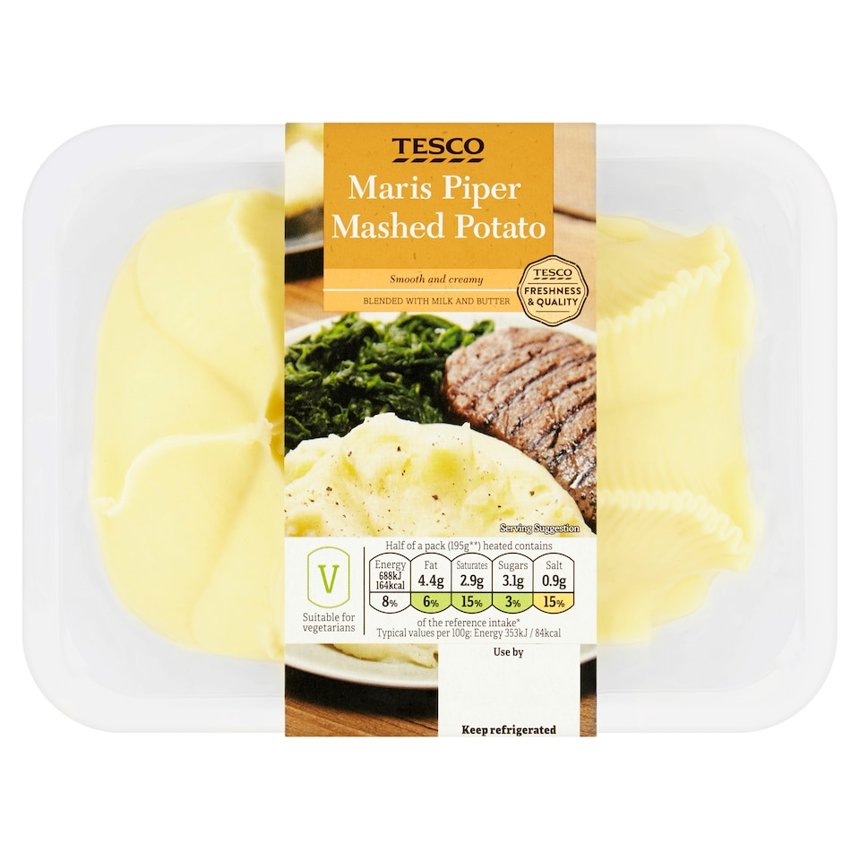 Tesco Maris Piper Mashed Potato 400G (C)